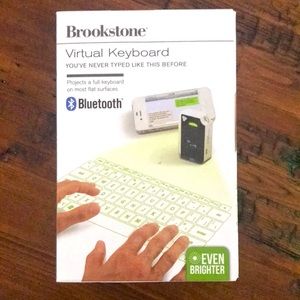 Brookstone Virtual Bluetooth Keyboard